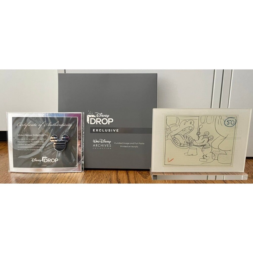Disney Drop Day Limited Edition Mickey Mouse Acrylic Print with Stand and Pin